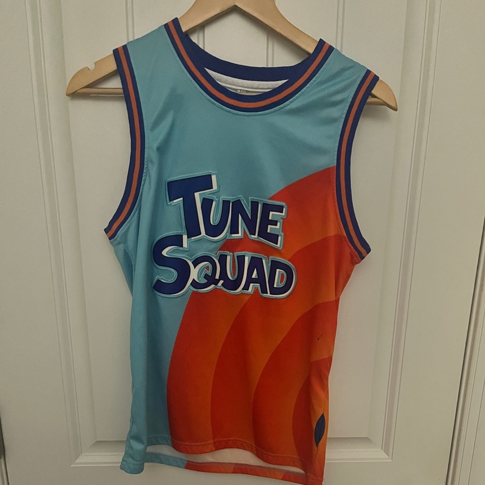 Disney Toon Squad Kids Jersey LeBron James- Shirt - Blue and Orange